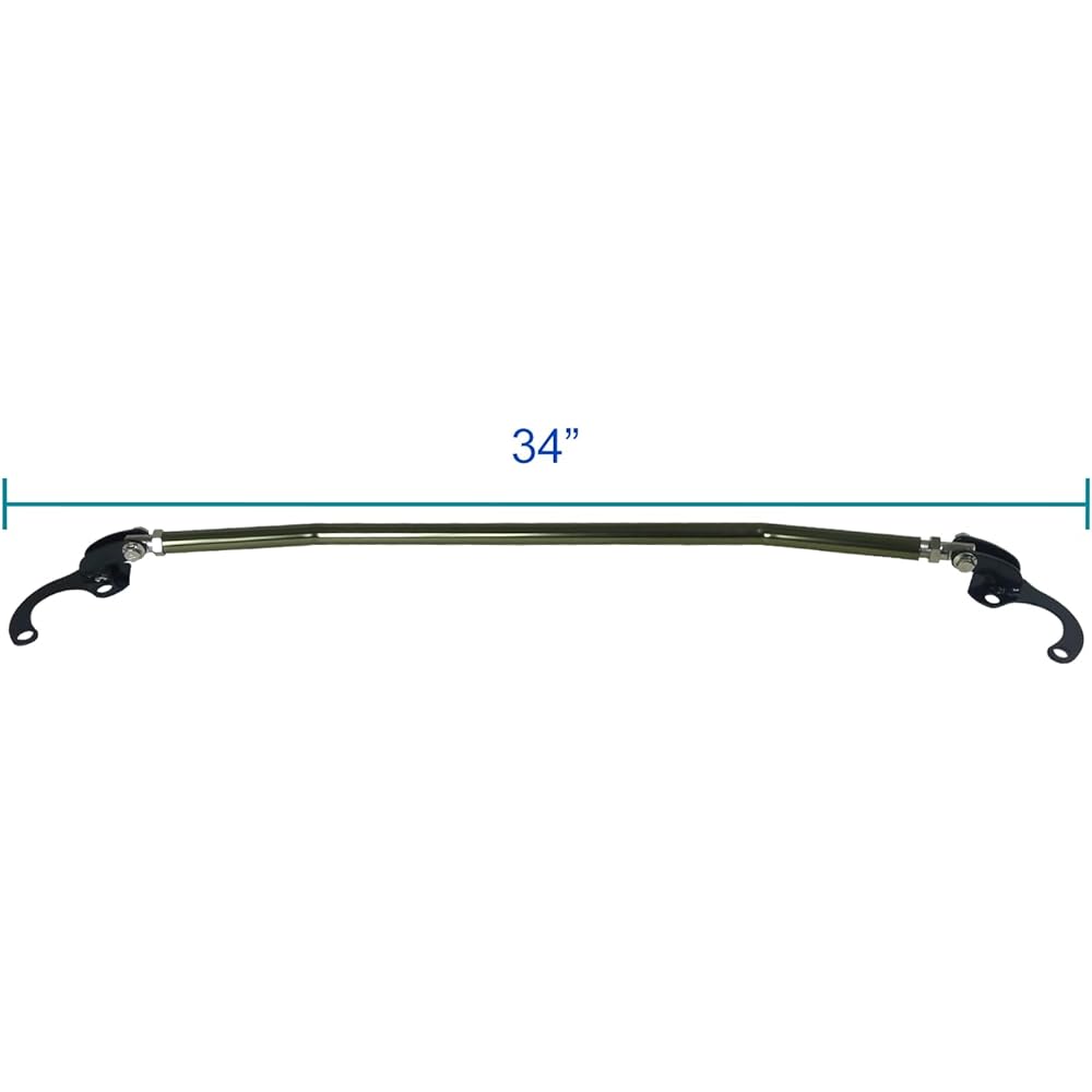 SPEC-D TUNING 1 Front Rower Strut Tower Bar Aluminum 1992-1998 For Volkswagen Golf 3 MK3