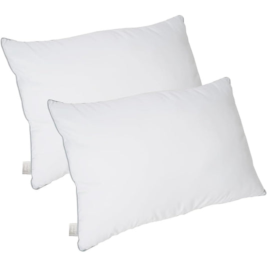 [Sleep at home] Pillow, Made in Japan, 43X63cm, Set of 2, Antibacterial, Odor Resistant, Dust Mite Resistant, Hotel Specifications, Landscape, Teijin Mighty Top II, Soft, 3D Specifications [83800]