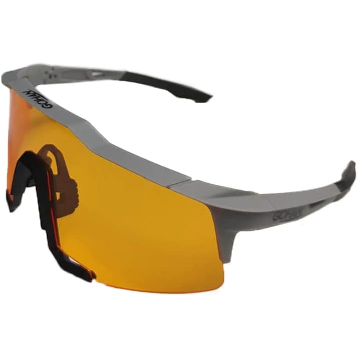 [GOHAN] Goggles, Sports Sunglasses, Bicycle Sunglasses, Touring, Interchangeable Lenses, Sunglasses, UV Protection, For Bikes, Skiing, Outdoors, Mountain Climbing, Ultra Light, Dustproof, Windproof, Wide Field of View, Driving, Fishing, Running, Marathon