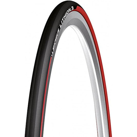 MICHELIN LITHION 3 Tire 700C (Red, 700×23c) [Parallel Import]