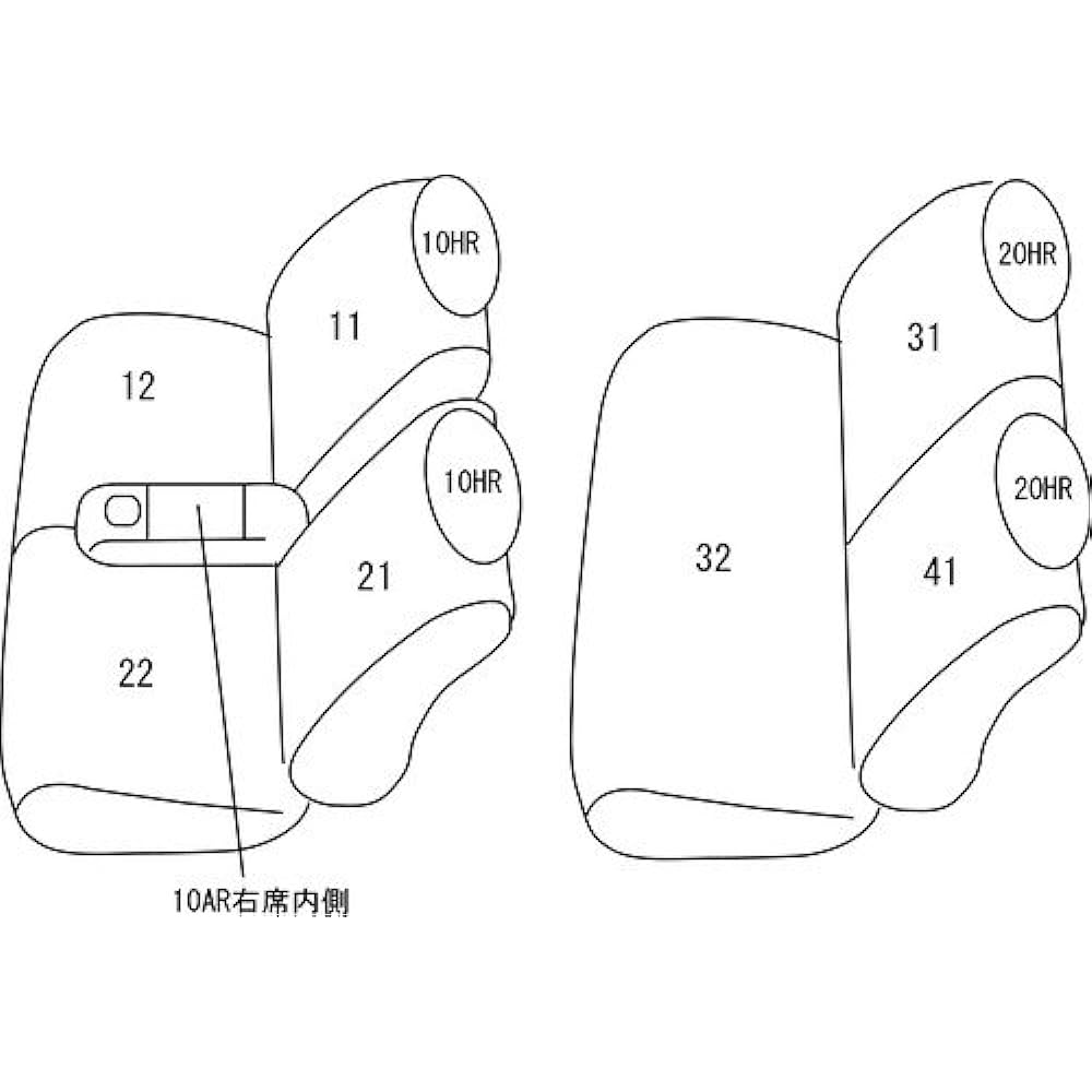 Clazzio Seat Cover Move Conte/Custom/Pixis Space Custom Daihatsu Clazzio High Quality Genuine Leather Center Leather Tan Beige ED-0689
