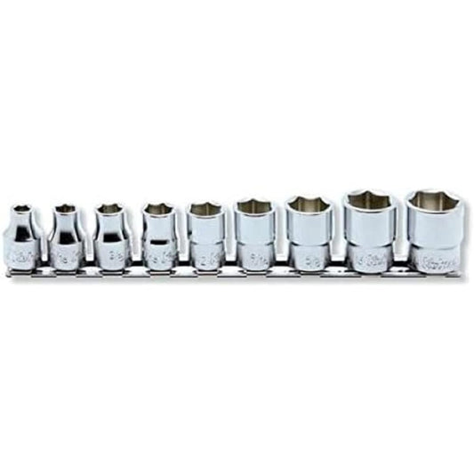 Koken 3/8sq.12 square socket rail set (RS3405A/9) 9 pieces RS3405A/9
