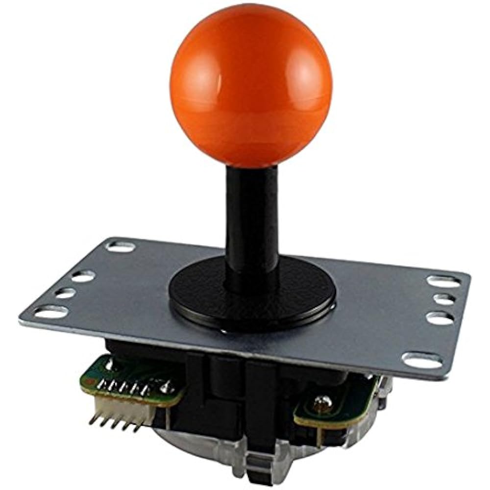 Sanwa Denshi Board Type Joystick Lever Orange JLF-TP-8YT-SK-O