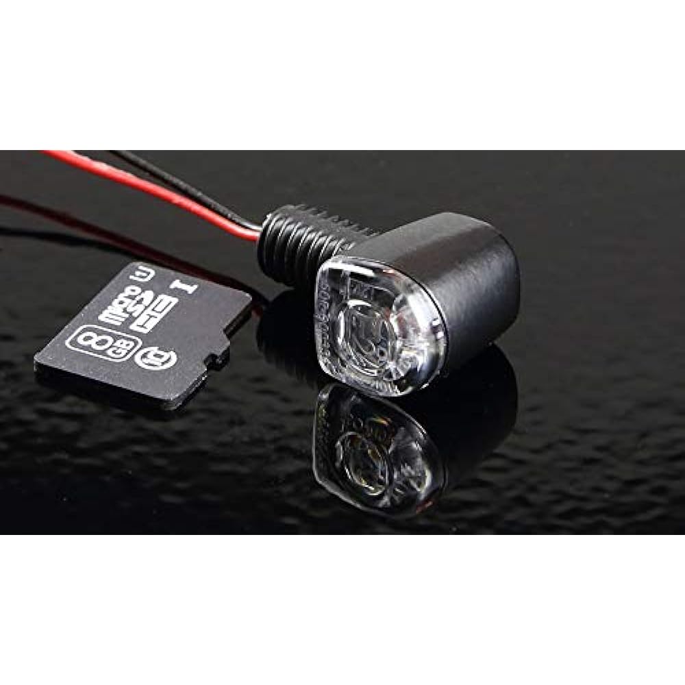 Kijima Motorcycle Turn Signal LED Turn Signal Lamp Nano Type Black Body/Clear Lens 219-5179