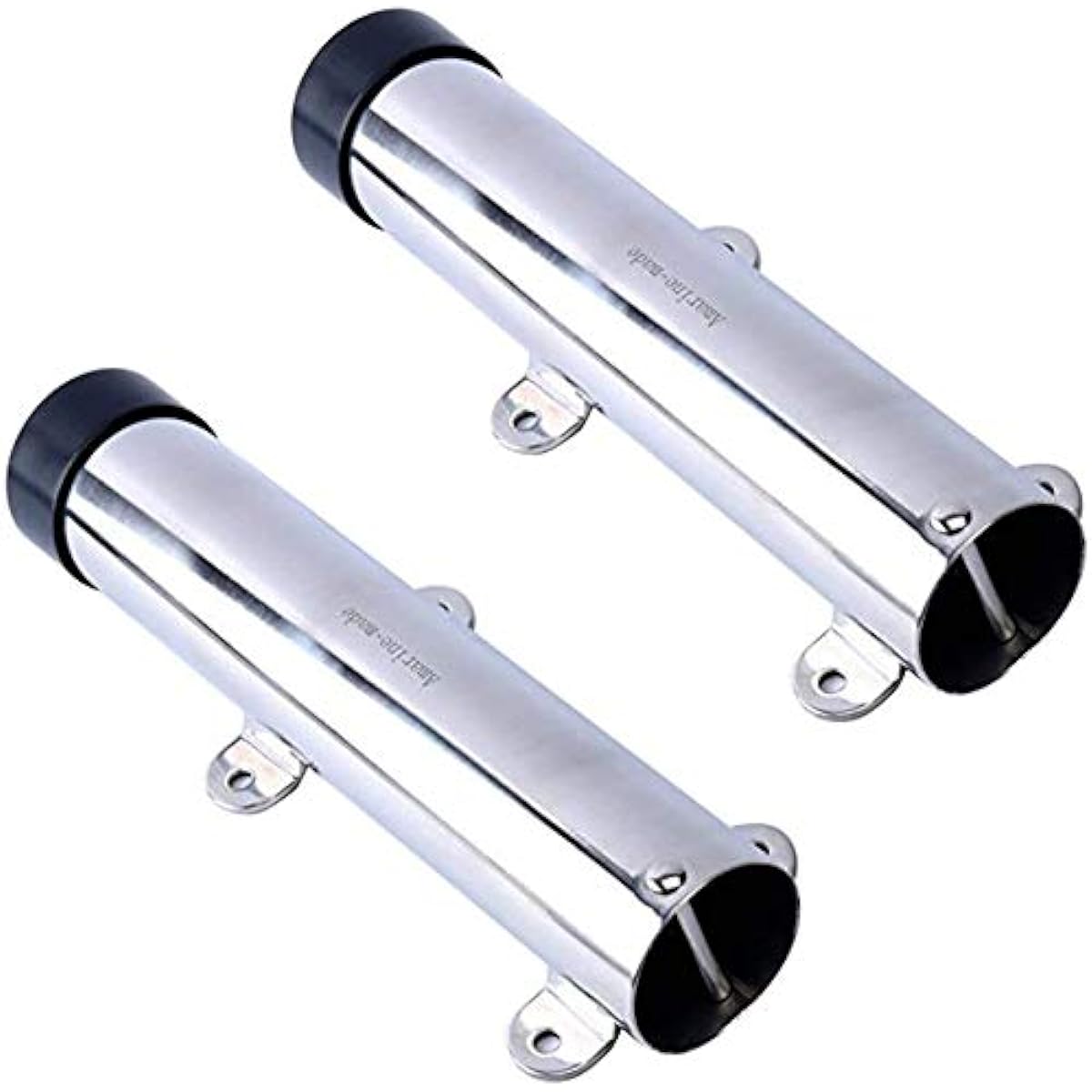 Amarine-made Rod Holder Boat Rod Holder Stainless Steel Rod Holder Fishing Rod Stand Boat Supplies (2 items)