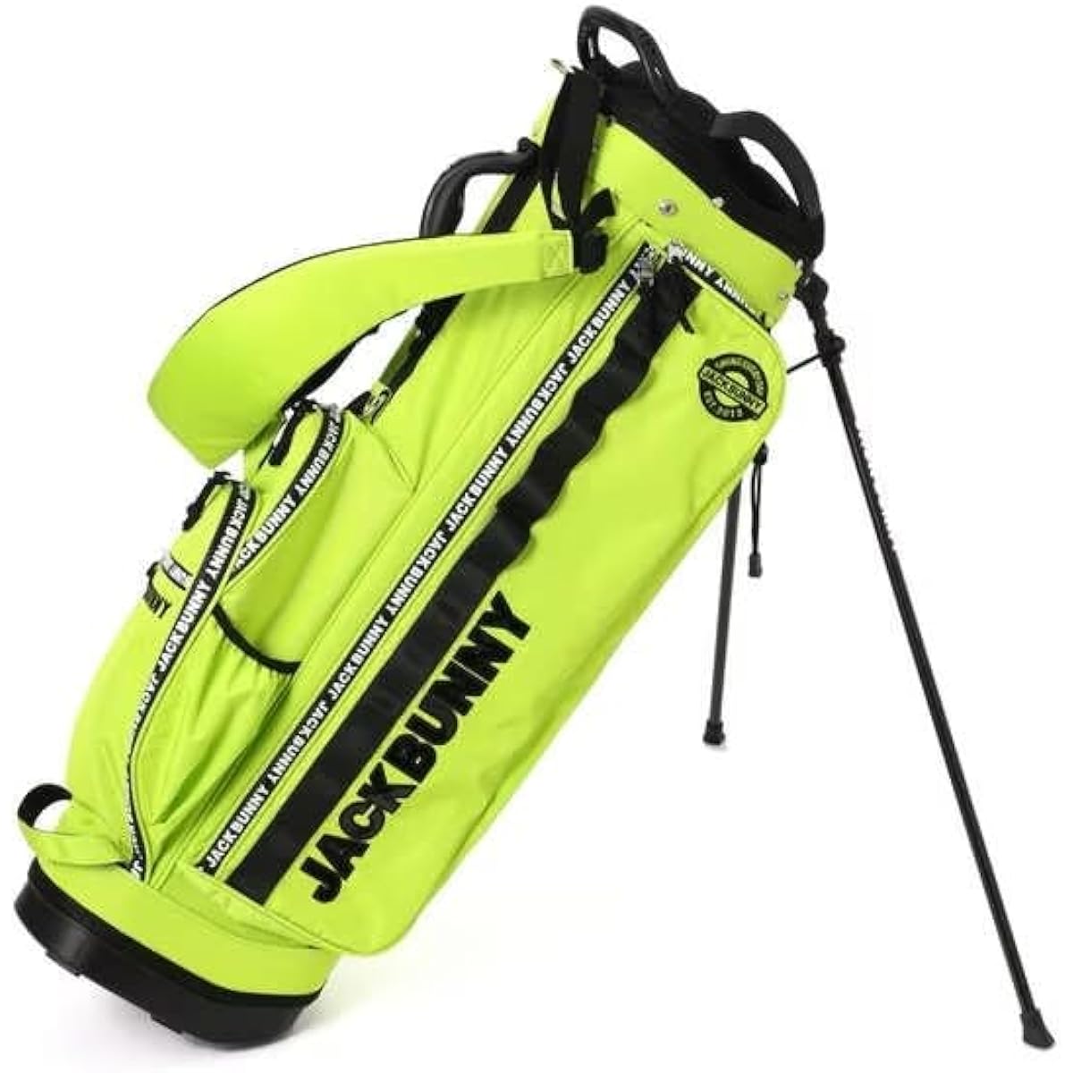 [Jack Bunny] Continuing standard product Caddy bag [Logo zipper series] (stand type, 9 inch, 3.2 kg) / Golf CB / 262-3980740