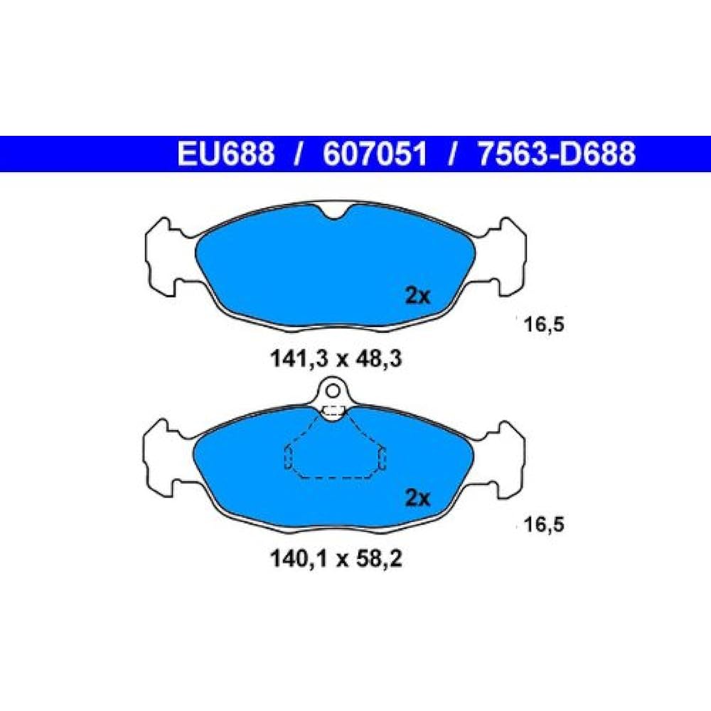 ATE OP1605907 13046070512 Brake Pad Set