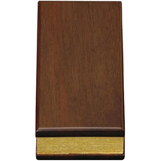 Kyoto Buddhist altar Hayashi past book Karaki modern (walnut) 4 inches with date ◆Height approx. 12cm Width approx. 5cm Thickness approx. 2.5cm