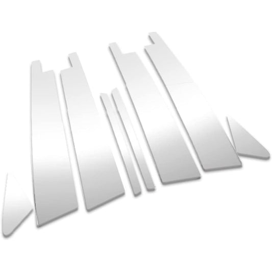 D.I Planning [Toyota Crown 210 Series] Stainless Pillar Panel with Visor Garnish Parts Accessory Parts Dress Up