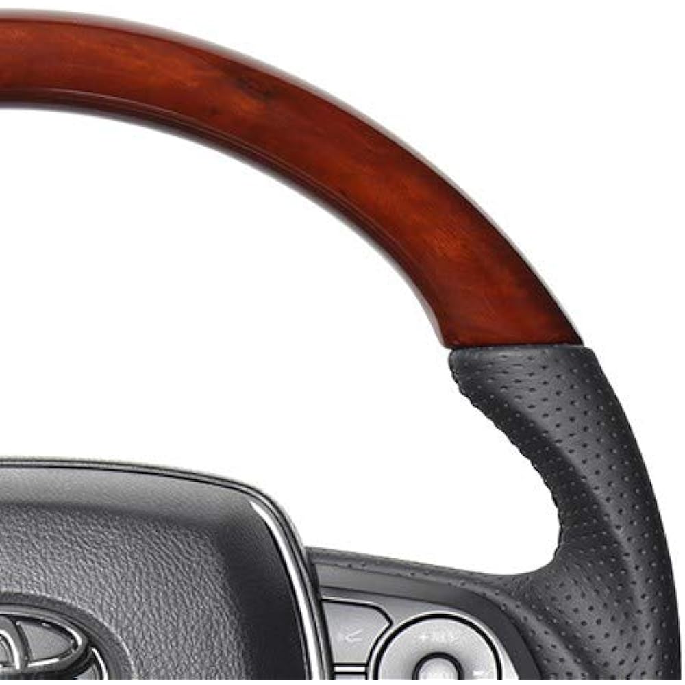 REAL Steering [Harrier (80 series)] Brown Wood