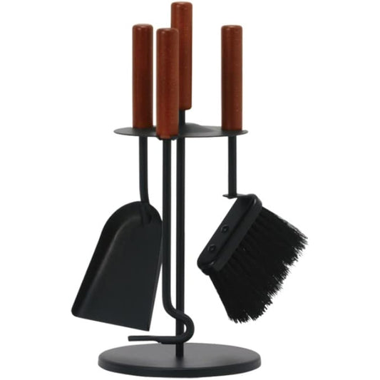 Comex Tool Set L (Grande) / S (Piccolo) Wood Stove Accessories 3 Piece Set Shovel Broom Poker CX559 (S) Piccolo