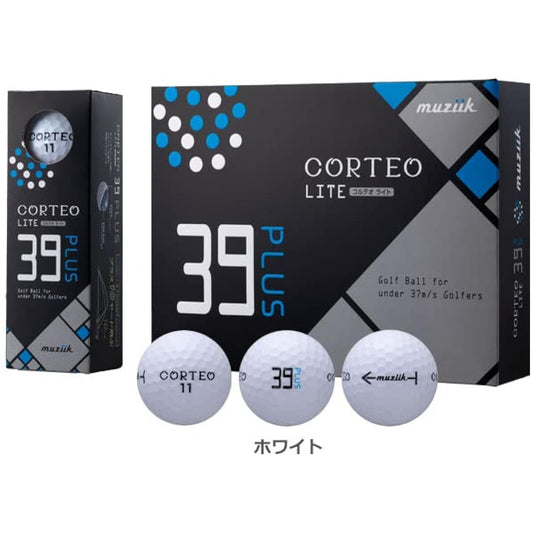 Muziik Corteo 39 PLUS Golf Balls 1 Dozen Head Speed 39 or Less