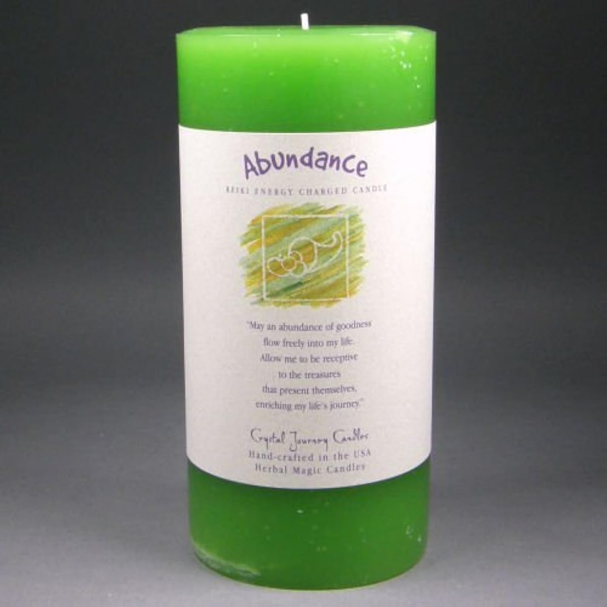 Magical Healing Candle Abundance (Obtain Abundance) 3x6