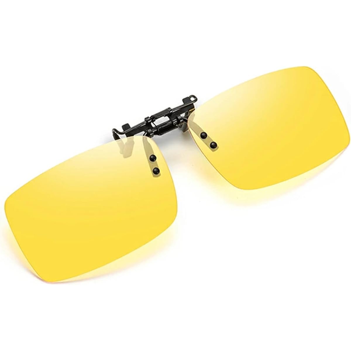 [C.AMOUR] Night Sunglasses, Clip-on Sunglasses, Night Driving Sunglasses, Day and Night Use, Night Fishing, Night Glasses, Night Driving Sunglasses (Yellow)