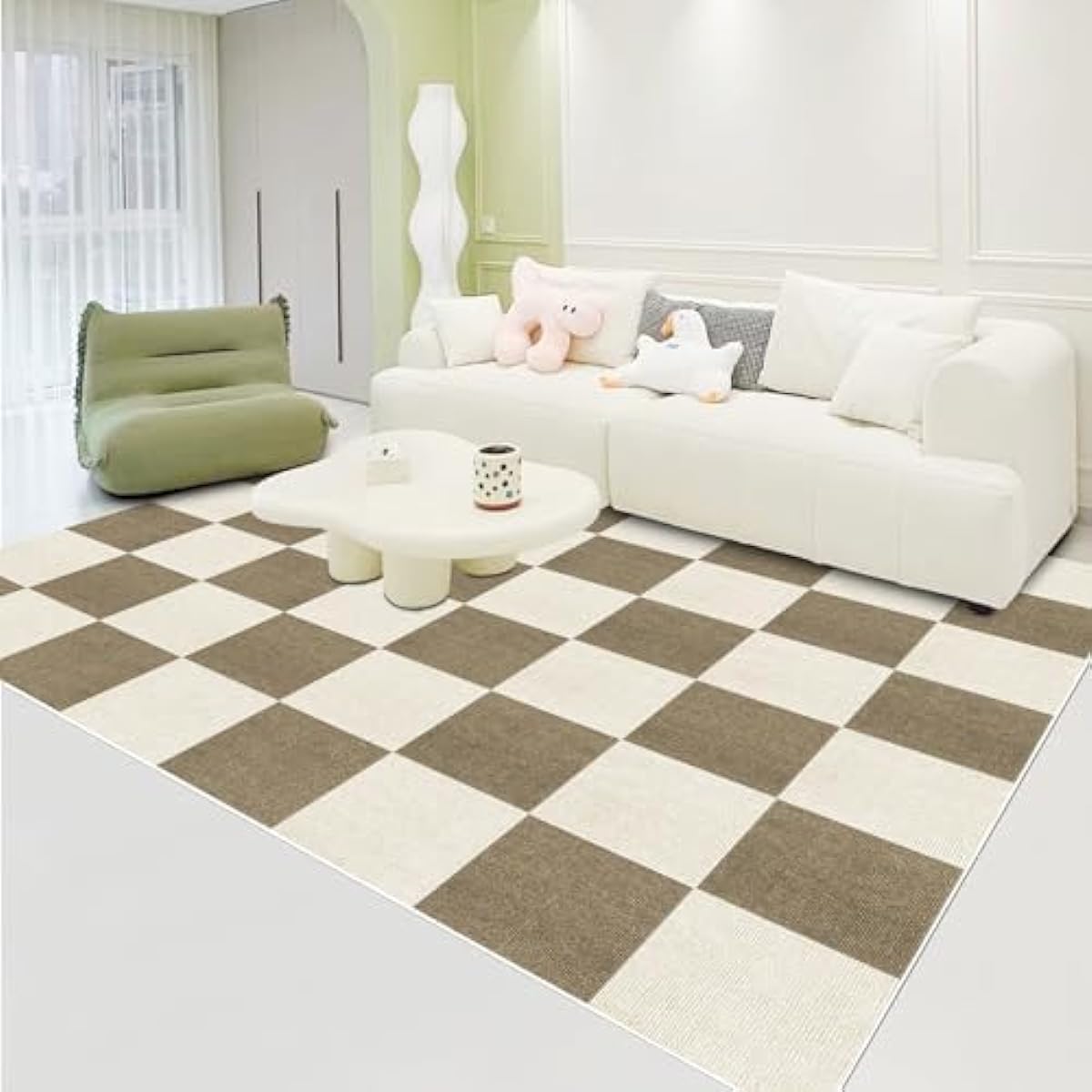 [ Limited Brand] Joint Mat, Tile Carpet Tile Mat, 11.8 x 11.8 x 11.8 inches (30 x 30 x 36 cm) (Approx. 2 Tatami Mat) VOTUDX Large Size Suction Mat Pet Tile Mat Stays Away Carpet Place, Thinness