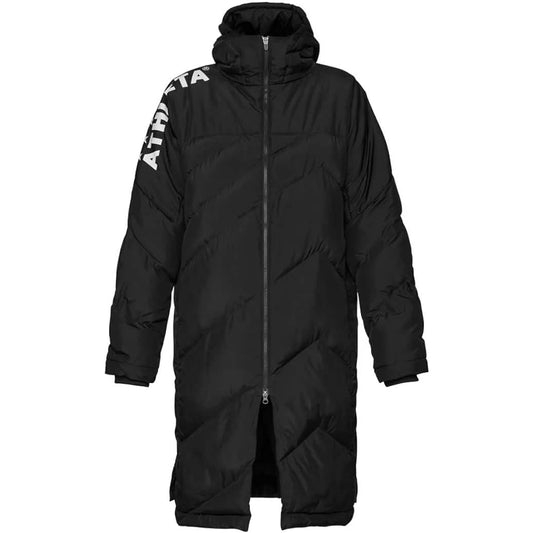 [Racquet Field] [Sports Sticker Included] Soccer Futsal Wear Athleta Long Padded Coat 04155 Men's Adult Unisex Cold Weather Bench Coat