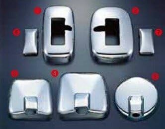 Mirror cover 5-piece set Hino '17 Profia H29.5~ Hino Airloop Profia H22.9~H29.4 Jet Inoue 570678