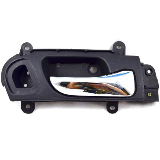 Pt Auto Warehouse HO -2239MA -FR -internal internal door handle, chrome lever with black housing -2 door coupe, passenger side side