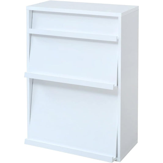 JK Plan 6BOX Series Flap 2 Doors White FR-045-WH