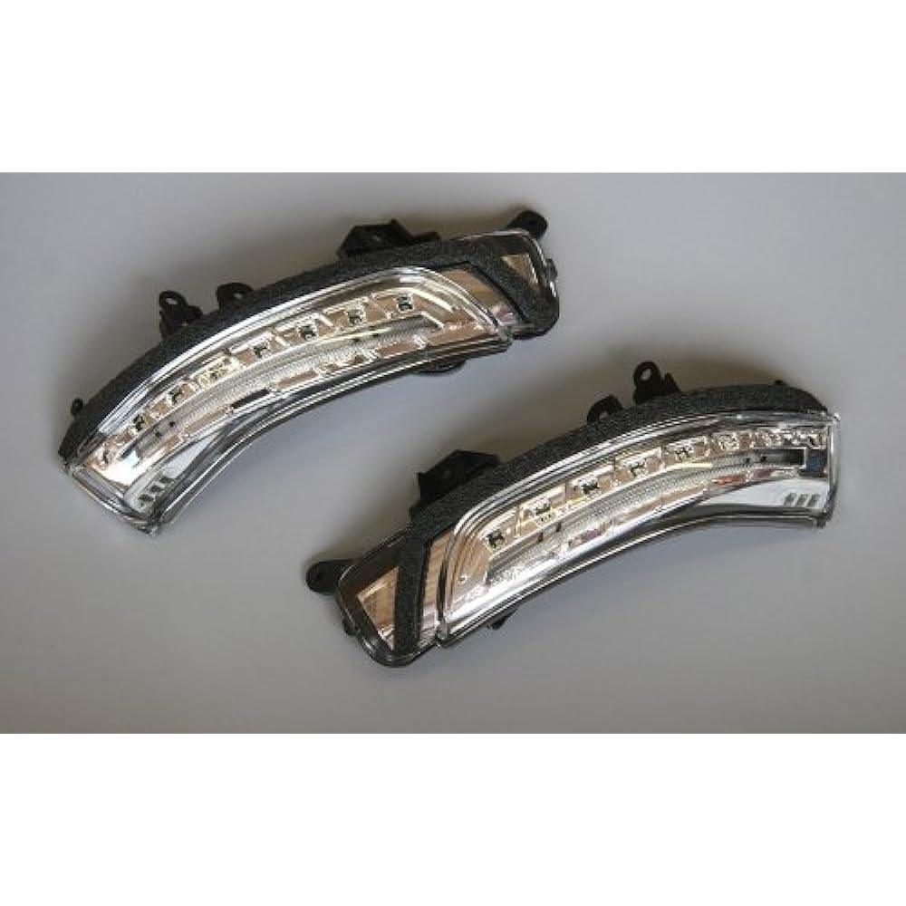 Unicar B-BLOOD Door Mirror Turn Signal LED Lamp Clear for 30 Prius and Others with Welcome Lamp Function GT-193