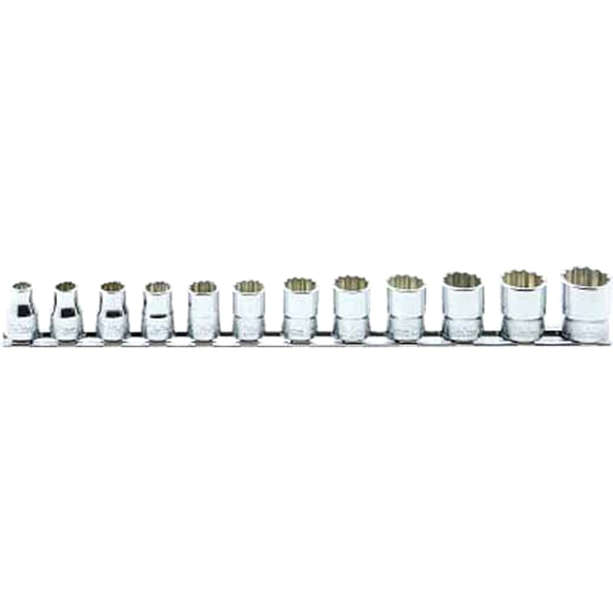 Yamashita Industrial Research Institute (Ko-ken) Socket Set 12 Squares RS3405M12 Drive Angle: 9.5mm 12 Pieces 1 Set