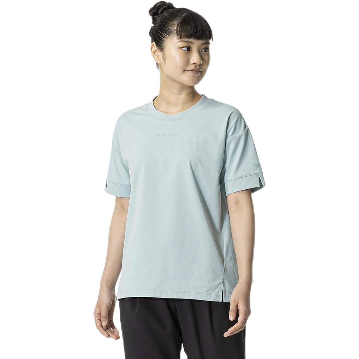 [Mizuno] Women's Training Wear, Soft Dry, Short Sleeve T-Shirt, Comfortable, Sweat Absorbent, Quick Drying, UPF50+ 32MAB300