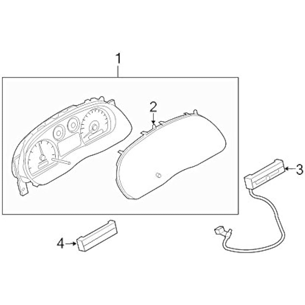 Genuine Ford 6L5Z-7A110-AA indicator assembly