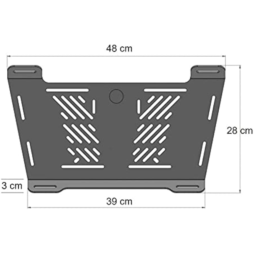 HEPCO & BECKER Carrier Expansion Carrier Enlargement Black Universal 610053 00 01