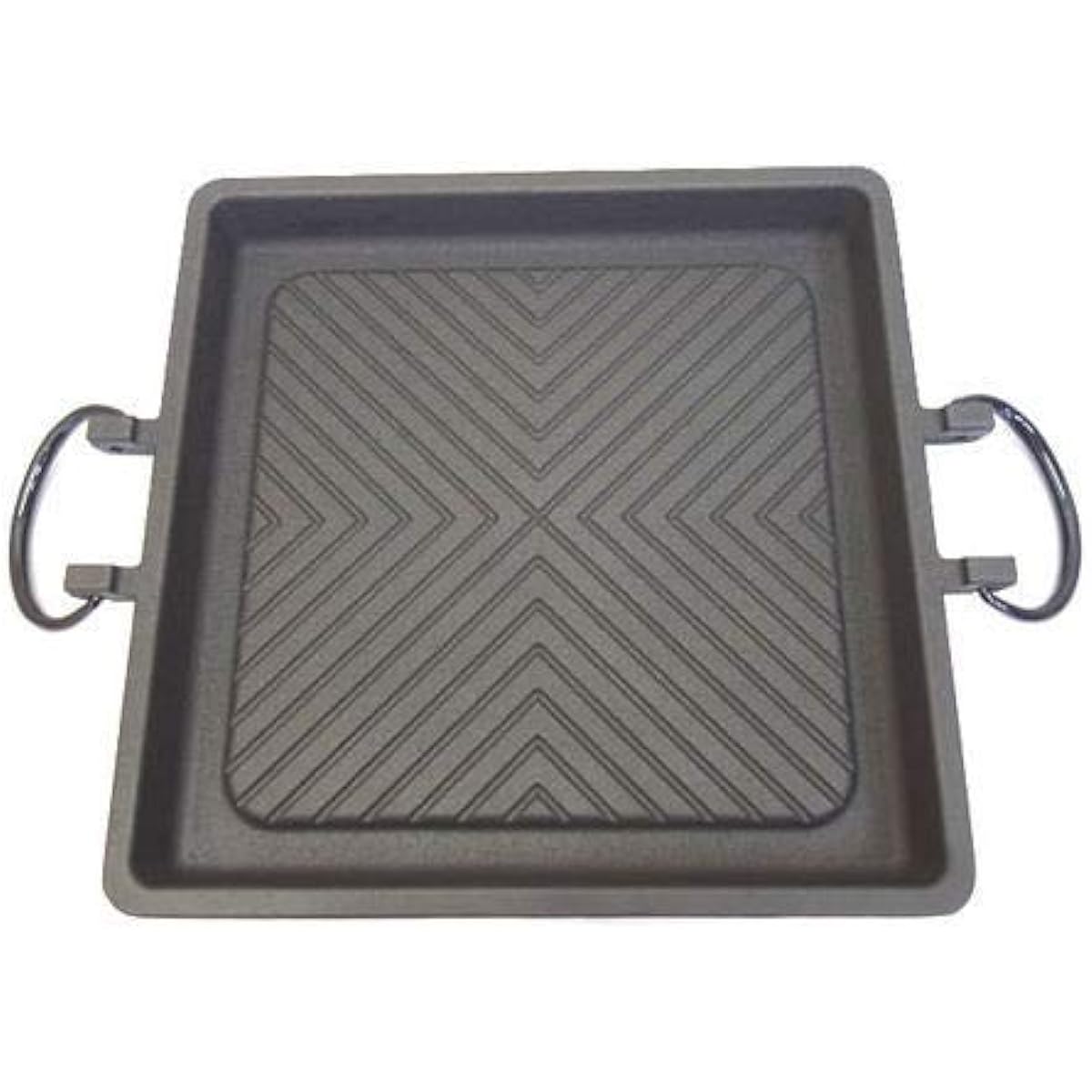 Nambu Tekki Yakiniku iron plate Yakiniku plate IH compatible Dimensions: 290 square x height 33 mm