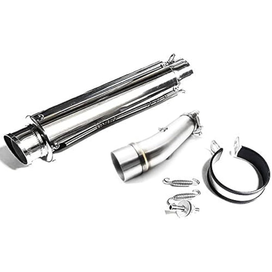 W2-53SSB* Outlet Compatible with genuine exhaust pipe 50.8mm 50.8φ Muffler intermediate pipe included Slip-on slash cut Ver muffler silencer set CB400SF NC42 only (No logo (normal inner))