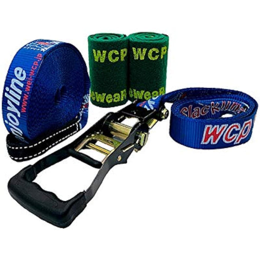 [Slackline] [WCP Slackline] enjoyline 12m (with tree wear) tightrope walker with storage bag for beginners