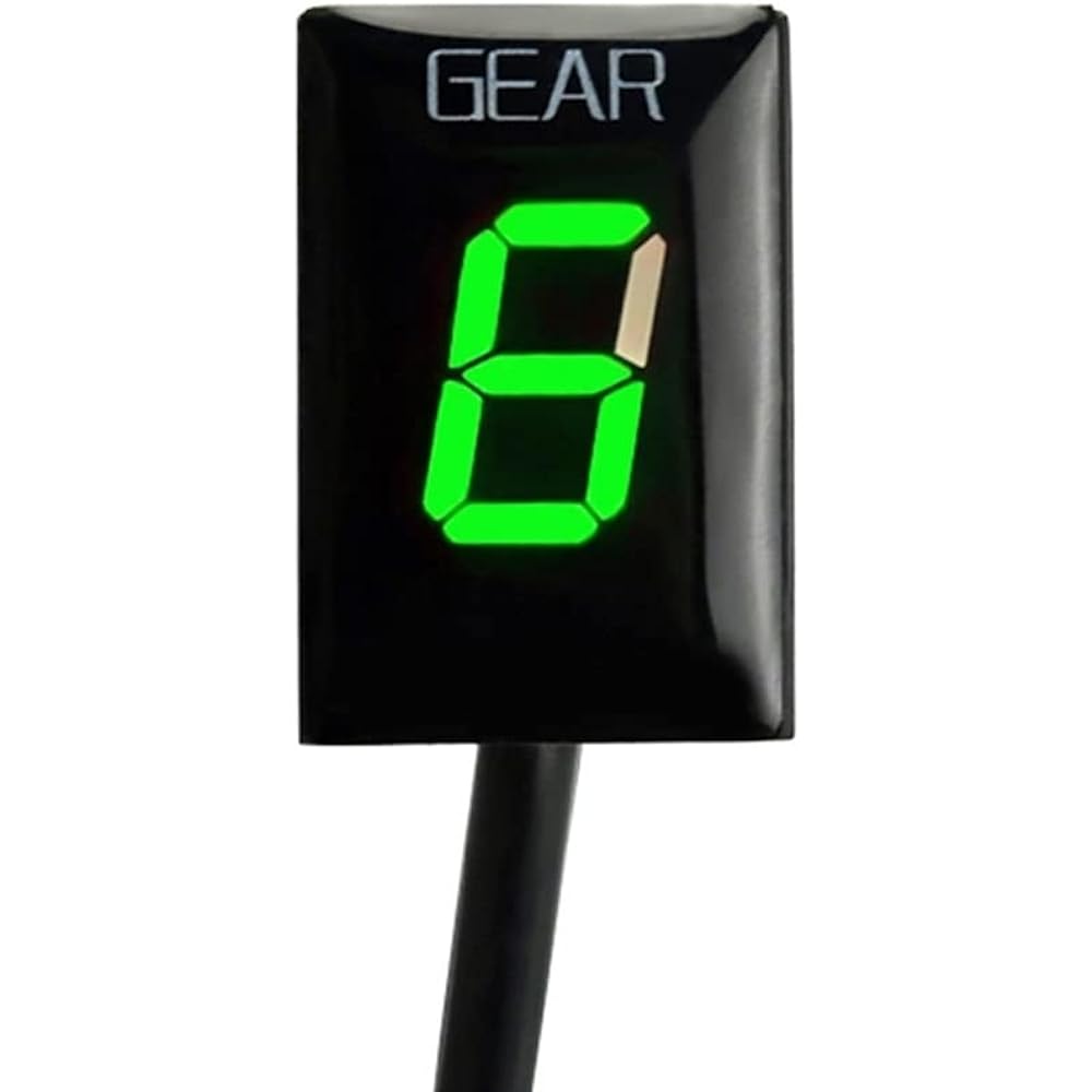 Speed Display Meter Motorcycle 1-6 Speed Gear Indicator Waterproof LED Display For Yamaha YZF-R1 YZF-R6 FZH150 FZ-16 FZ6 XT660 FZ1 FZ8 MT01TDM900
