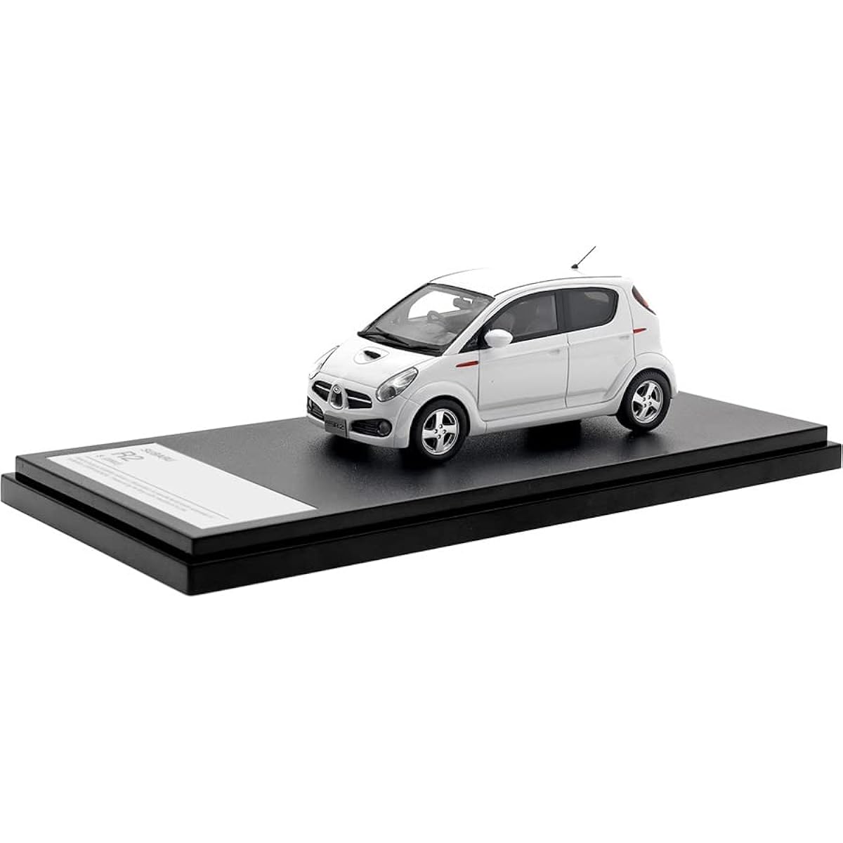 INTERALLIED Hi Story 1/43 Subaru R2 S (2003) Silky White Pearl Finished Product