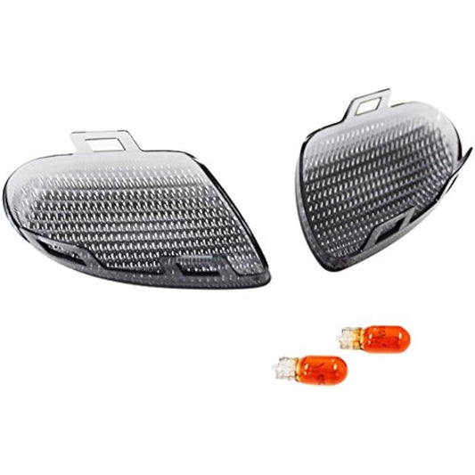 Jog Aprio (4JP) Smoked Turn Signal Lens SET for Front 20-4436FML