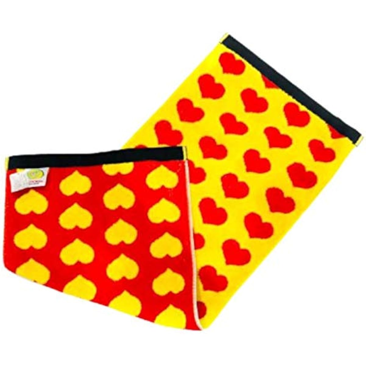 X JAPAN hide Official Goods LEMONeD Jacquard Face Towel "Yellow Heart"