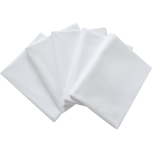 Bed sheet flat sheet single white (150cm x 250cm) commercial bed sheet set of 5 mattress cover upper sheet white