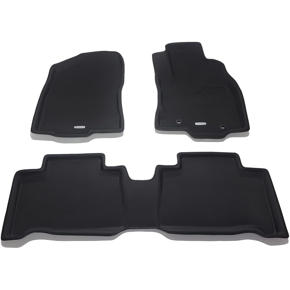 Clazzio Floor Mat 3D Type Set for 1 Harrier/Harrier Hybrid 60 Series After MC H29(2017)/6~R2(2020)/6 NEW Rubber Type Black ET-1151 [5EETB1151K]