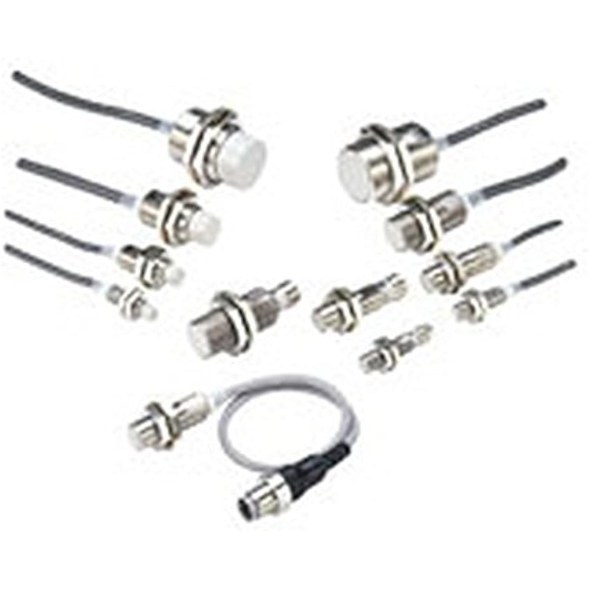 omron small diameter type proximity sensor DC 3-wire shield M4 detection distance 0.8mm M8 connector relay type NO output NPN (official product model number: E2E-S04SR8-CJ-C1 0.3M)