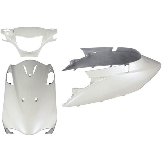 Bike Parts Center Exterior Set 3 Piece Set White White Cowl Painted Genuine Type Suzuki Address V125/G CF46A CF4EA 3095