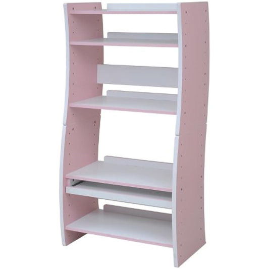 JK Plan 4WAY Computer Desk W75 White Pink CD-202