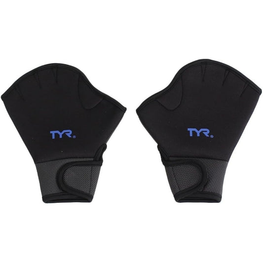 TYR AQUATIC Gloves LFIT2 BKRY M size (Black x Blue/M/Men's, Lady's)