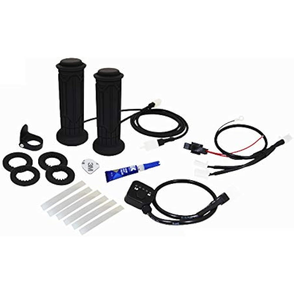 KN Planning KOSO KOSO?KN Big Bike Large Single Vehicle Multi Grip Heater Hot Grip with 5 Level Adjustment/120,125,130mm