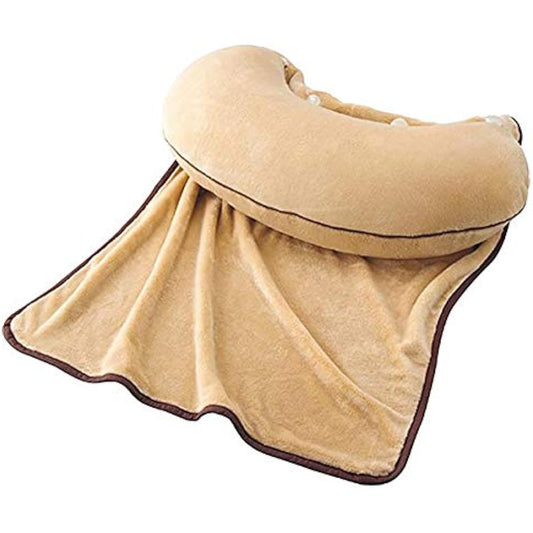 Microbead cushion set brown