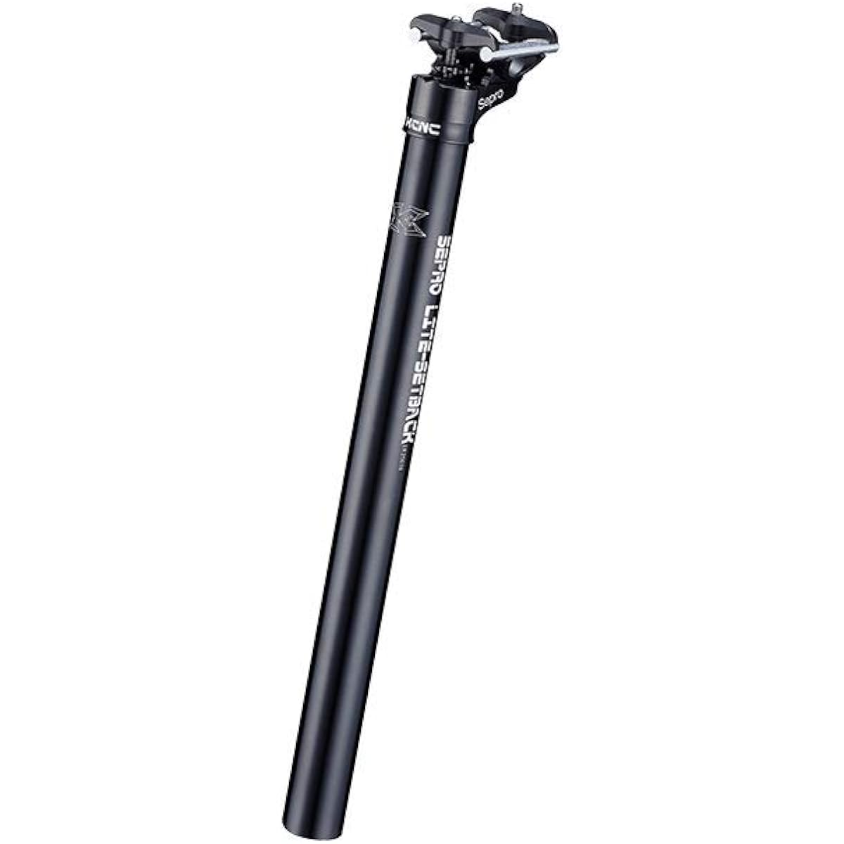 KCNC Lightweight Aluminum Seatpost Seprolite 25mm Offset Black