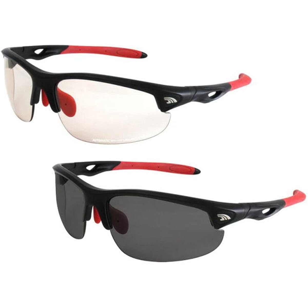 [El Balance] Sunglasses LBA-839-1 M.BK-RD/SM.PH