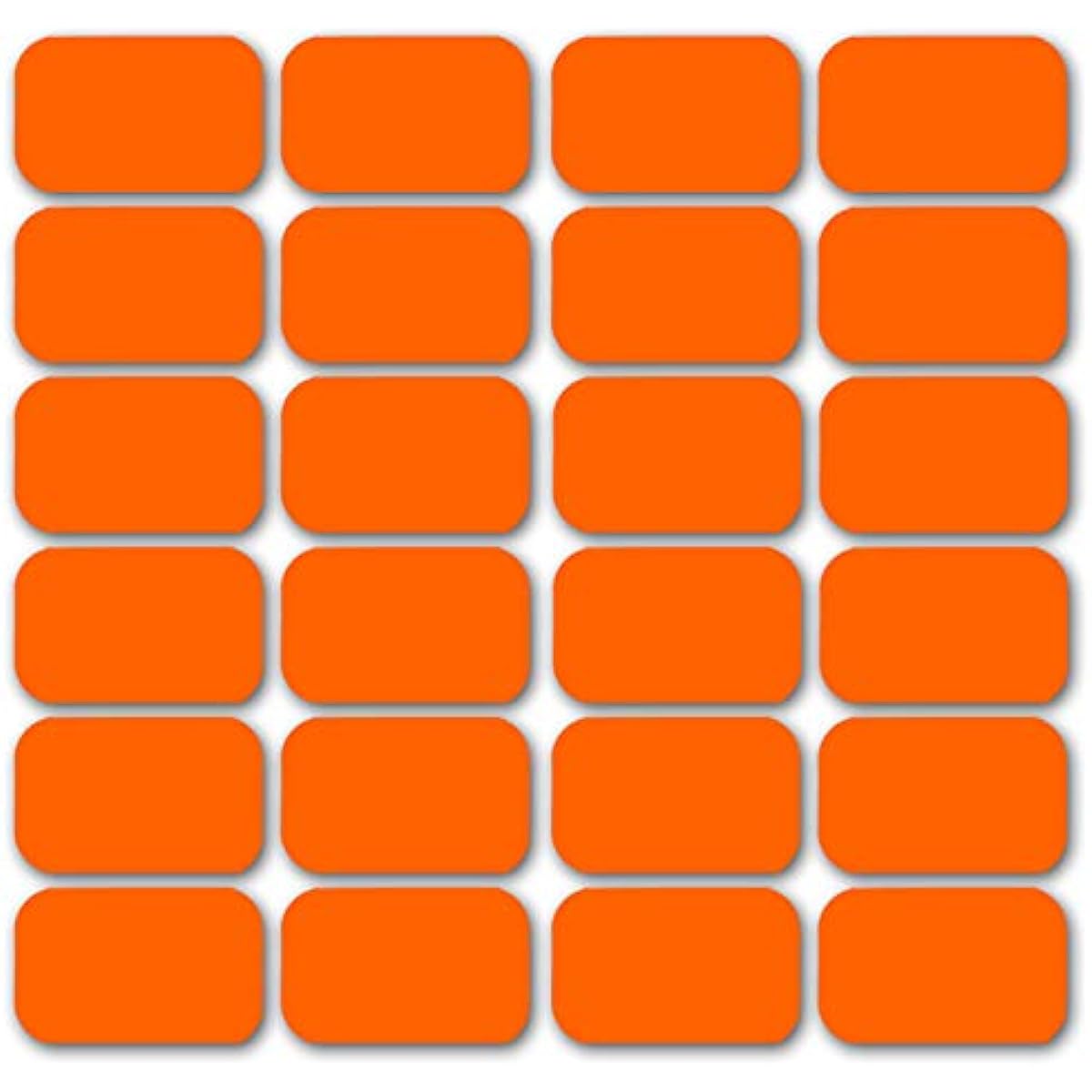 [Set of 24 Compatible with Six Pads, Abs Fit, Chest Fit, Compatible Gel Sheet, Gel Pad, Gel, Made in Japan] Compatible with EMS Six Pads, Abs Belt, Compatible High Conductive Gel Sheet, Gel Pad, Non-Genuine Product