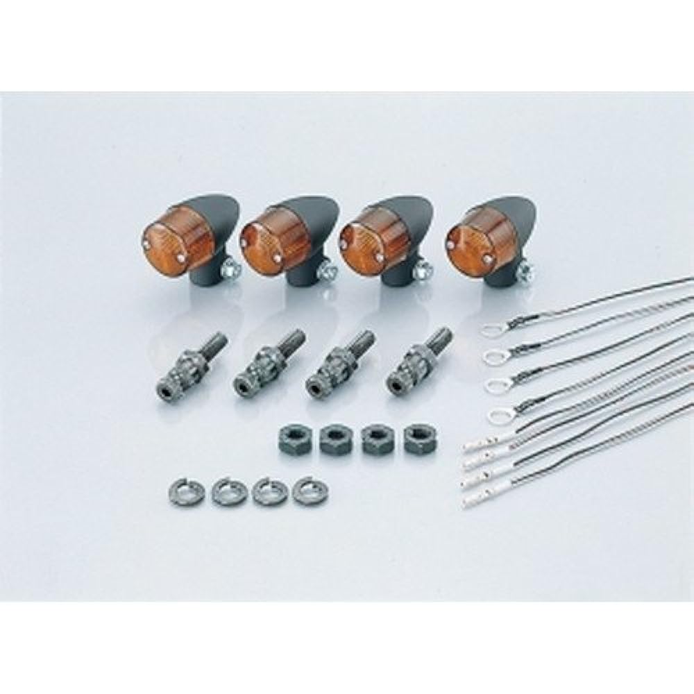 KITACO Turn Signal Kit Rocket Mini Dream 50/Dax 50 Chrome/Amber 830-0402135