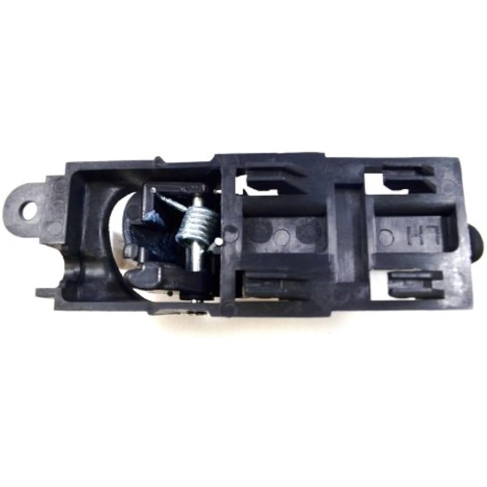 PT Auto Warehouse FO-2504A-FL Inner inner door handle black driver's seat front front