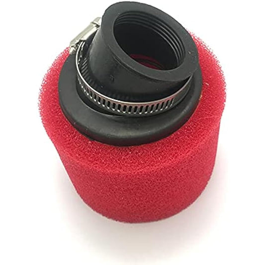 Motorcycle fuel filter universal motorcycle intake filter cleaner bike air filter motor accessories (color: 37-39mm red)