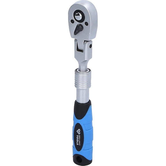 KS Tools /4 Inch Telescoping Reversible Ratchet with Flexible Head (175-225 mm) BT020997